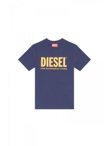 Tričko diesel tjustlogo t-shirt modrá 4y