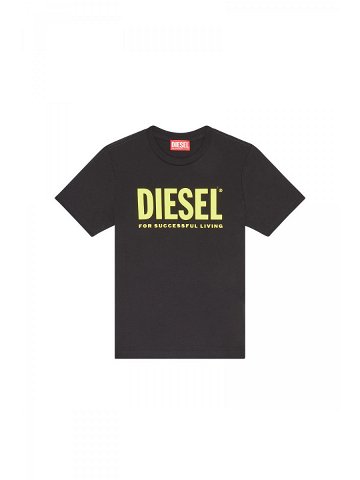 Tričko diesel tjustlogo t-shirt černá 6y