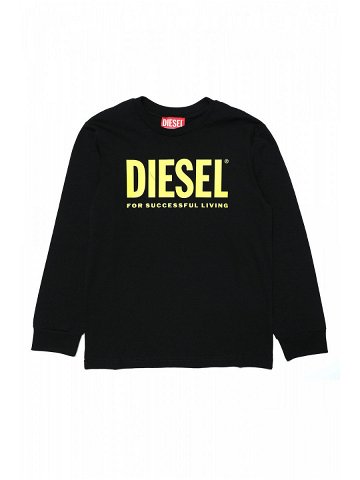 Tričko diesel tjustlogo ml t-shirt černá 8y