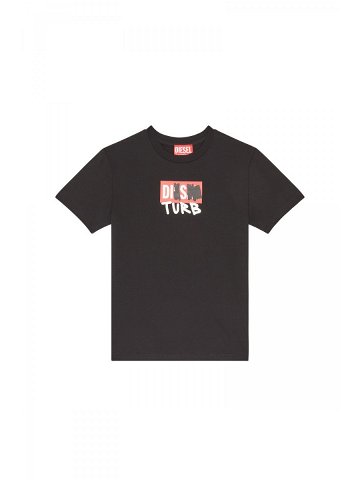 Tričko diesel tdiegosb10 t-shirt černá 6y