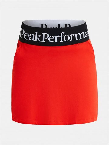 Sukně peak performance w turf skirt červená xl