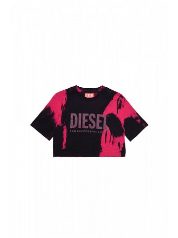 Tričko diesel trecrowt & d t-shirt červená 8y