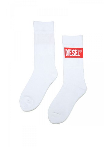 Ponožky diesel zikko socks bílá 2