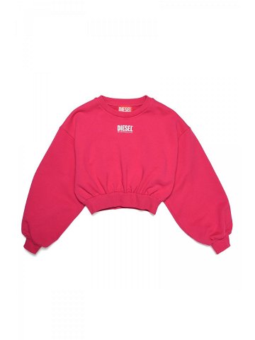 Mikina diesel lscremy sweaters červená 8y