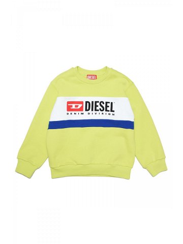 Mikina diesel lstreapydiv over sweaters žlutá 6y