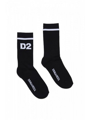Ponožky dsquared2 socks černá 3