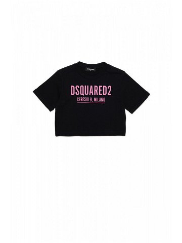 Tričko dsquared2 t-shirt černá 8y