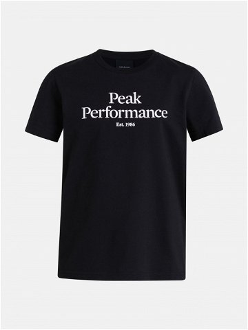 Tričko peak performance jr original tee černá 130