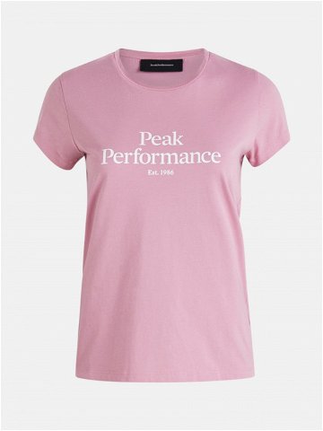 Tričko peak performance w original tee růžová xs