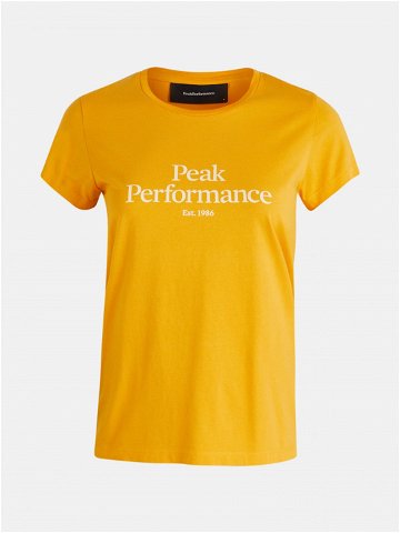 Tričko peak performance w original tee žlutá xl