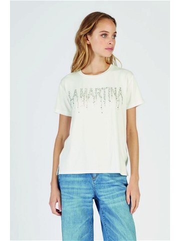 Tričko la martina woman t-shirt s s viscose jers bílá 4