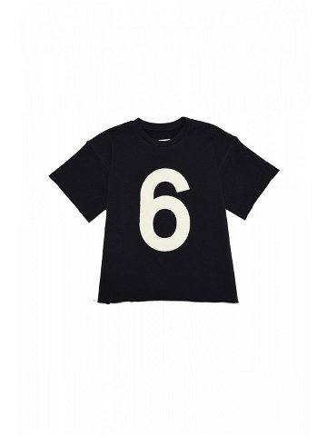 Mikina mm6 sweat-shirt černá 6y