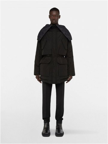 Kabát trussardi coat recycled poly wr černá 58