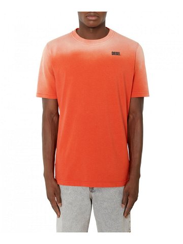 Tričko diesel t-just-e20 t-shirt oranžová xxl