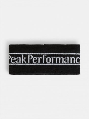 Čelenka peak performance jr pow headband černá none