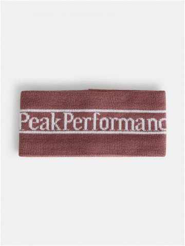 Čelenka peak performance jr pow headband růžová none