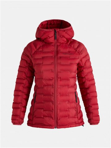 Bunda peak performance w argon light hood jacket červená s