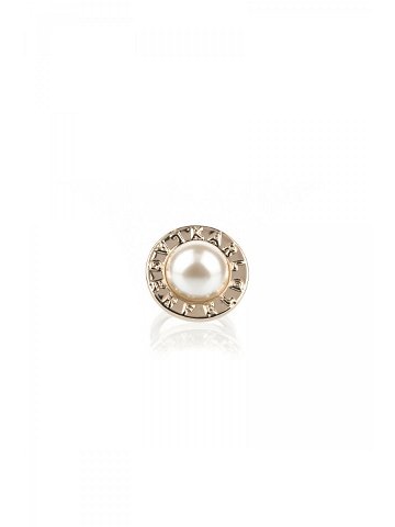 Šperk karl lagerfeld k essential pearls ring žlutá xl