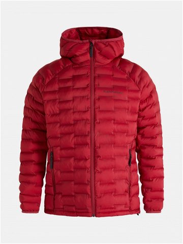 Bunda peak performance m argon light hood jacket červená s