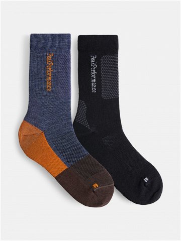 Ponožky 2-pack peak performance hiking sock 2-pack černá 35 37