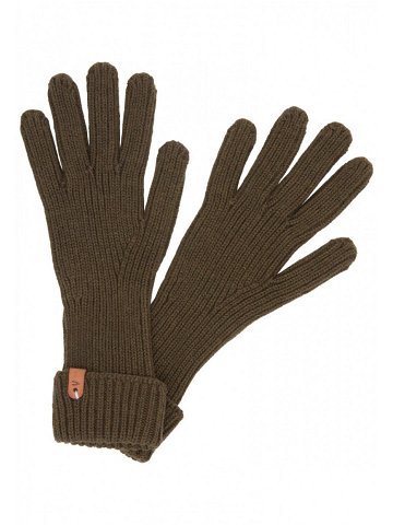 Rukavice camel active knitted gloves zelená s
