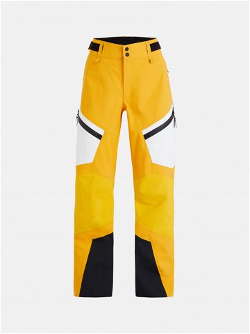 Lyžařské kalhoty peak performance w gravity gore-tex pants žlutá m