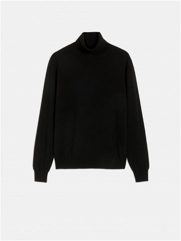 Rolák trussardi sweater turtleneck cashmere blend černá xxxl