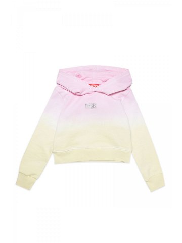 Mikina diesel lscolor sweater růžová 12y