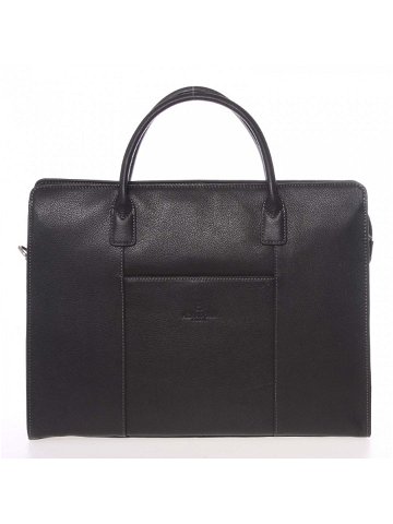 Dámská kabelka černá kožená – Hexagona 462698