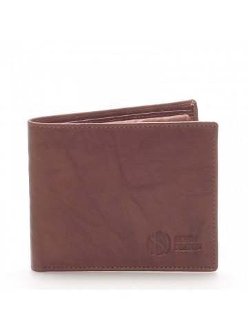 Elegantní kožená hnědá peněženka – Sendi Design 46