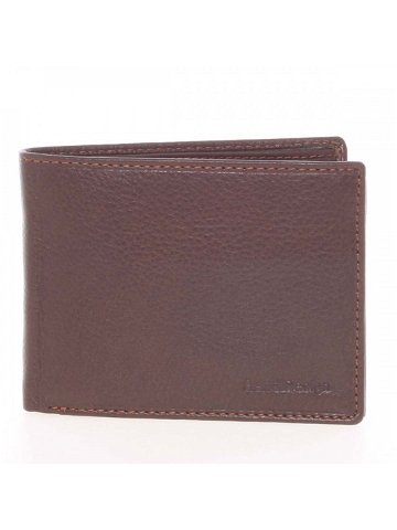 Kvalitní volná pánská kožená peněženka hnědá – SendiDesign Poseidon
