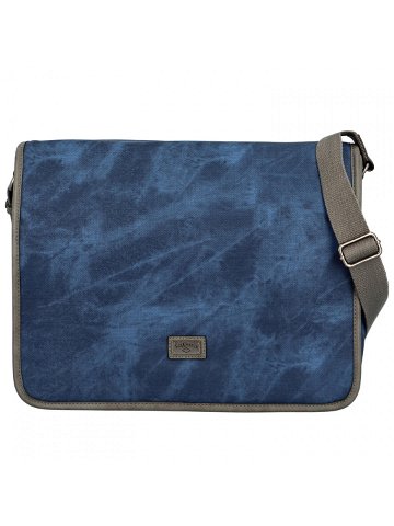 Velká modrá moderní taška na notebook – Lee Cooper Aesculapius