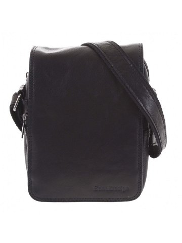 Pánská kožená taška přes rameno černá – SendiDesign Muxos