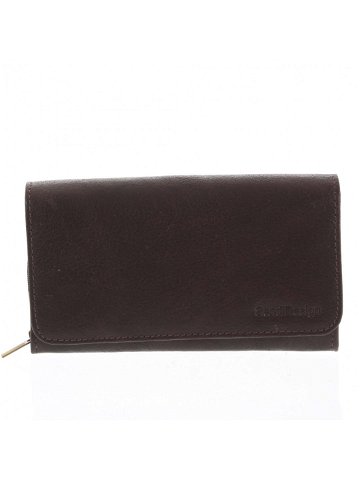Dámská kožená peněženka tmavě hnědá – SendiDesign Really