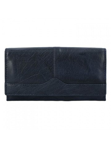 Dámská kožená peněženka tmavě modrá – Tomas Slat