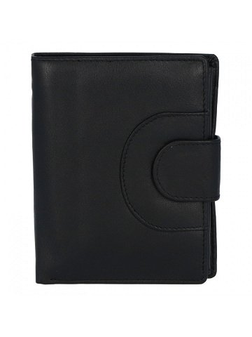 Elegantní kožená peněženka černá – Tomas Pilia