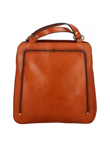 Dámský kožený batoh kabelka světle hnědý – Katana Nycolas