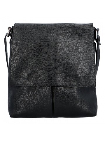 Dámská kožená kabelka černá – ItalY Ellie