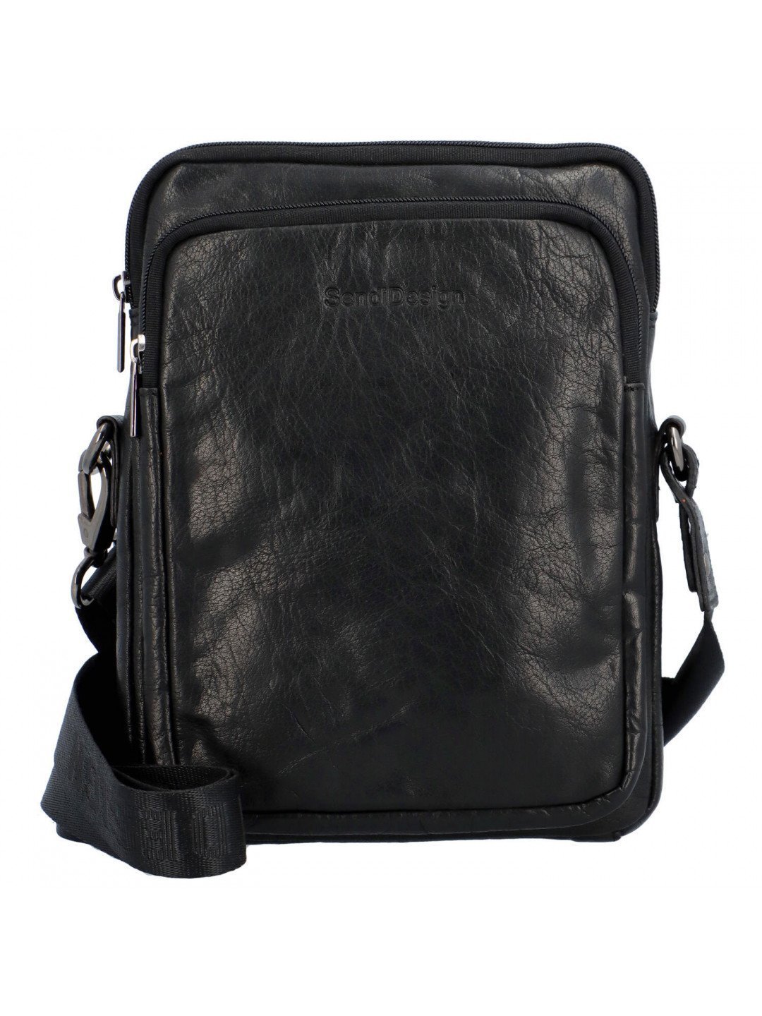 Pánská kožená taška černá – SendiDesign McKolin