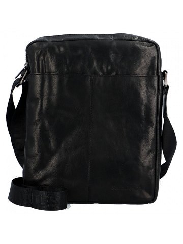 Pánská kožená taška přes rameno černá – SendiDesign McGord