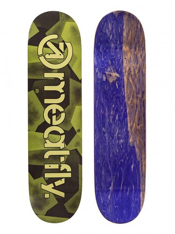 Meatfly skateboardová deska Flipin Mellow A – Olive Camo Zelená Velikost skate 8 5 quot