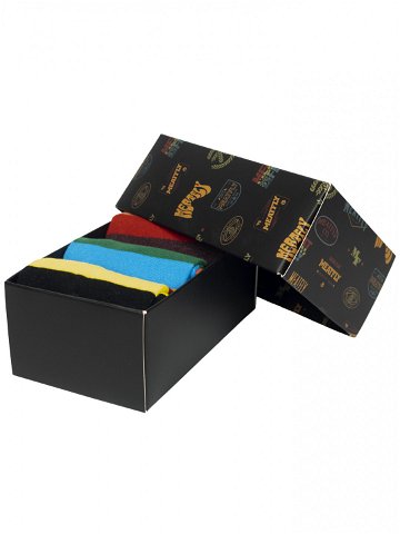 Meatfly pánské ponožky Regular Stripe Gift Pack Mnohobarevná Velikost S M