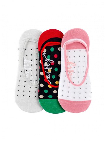 Meatfly ponožky Low socks – Triple pack J Multicolor 1 Mnohobarevná Velikost One Size