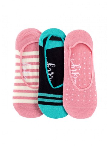 Meatfly ponožky Low socks – Triple pack M Multicolor 2 Mnohobarevná Velikost One Size