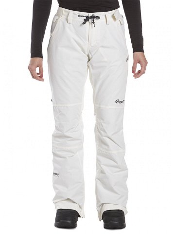 Nugget snowboardové kalhoty Kalo L – Linen White Bílá Velikost XS