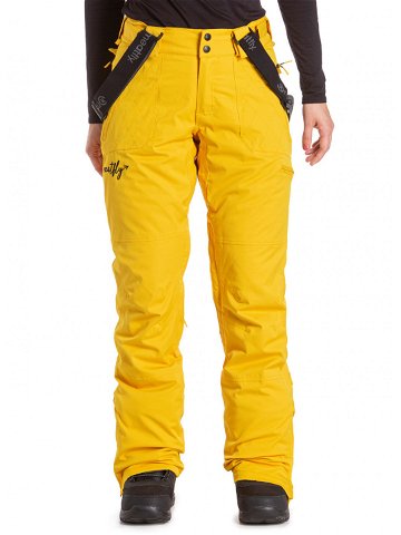 Meatfly snowboardové kalhoty Foxy E – Yellow Stripe Žlutá Velikost XS