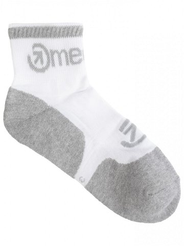 Meatfly ponožky Middle White Bílá Velikost L