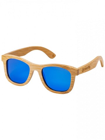 Meatfly sluneční polarizační brýle Bamboo Blue Light Modrá Velikost One Size