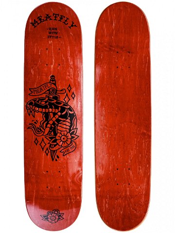 Meatfly skateboardová deska Dagger Red Wood High Červená Velikost skate 7 9 quot