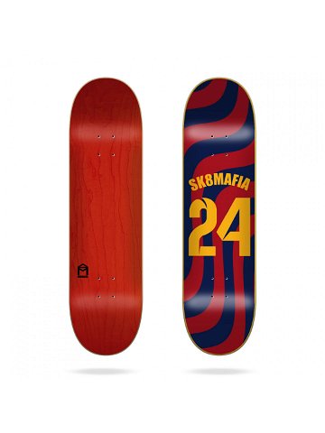 Sk8mafia skateboardová deska Barci 8 1 quot x 32 quot Červená Velikost skate 8 125 quot